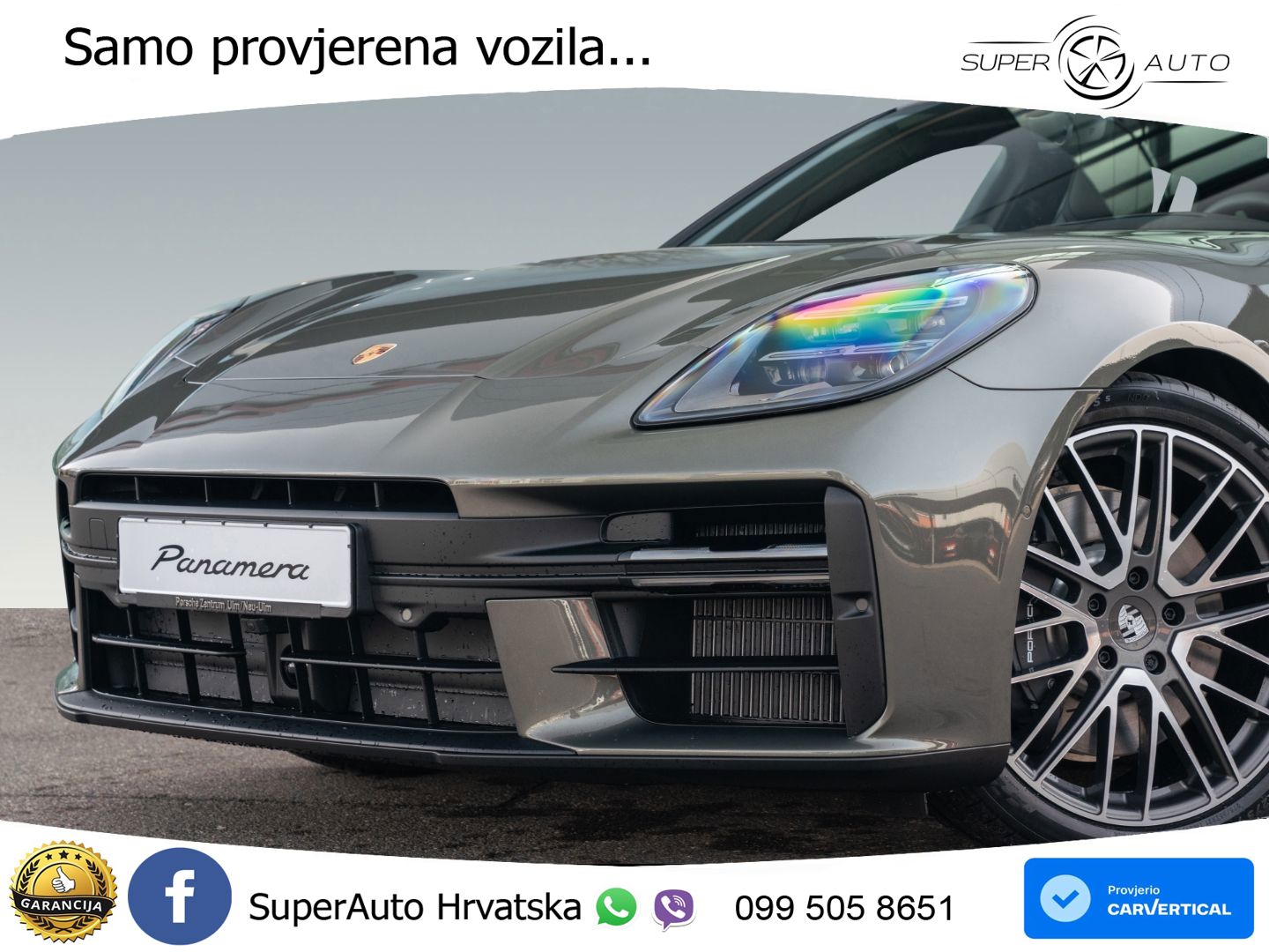 Porsche Panamera 4 2.9 V6 (470 KS) E-Hybrid PDK ZRAČNI+ACC+GR SJED+KAM+PANO
