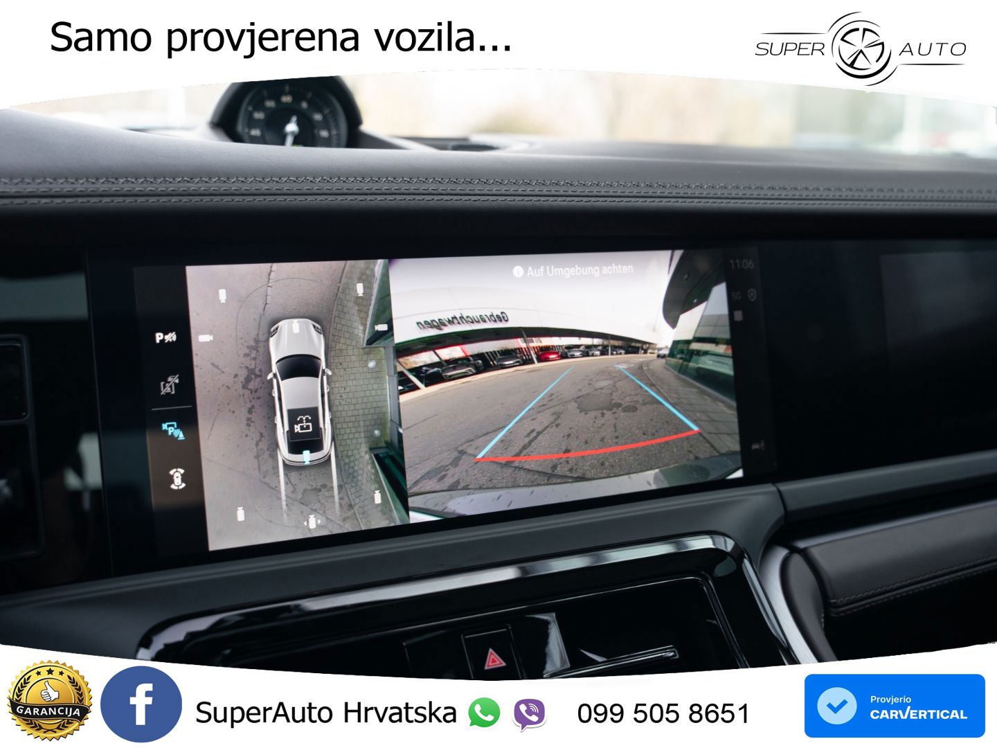 Porsche Panamera 4 2.9 V6 (470 KS) E-Hybrid PDK ZRAČNI+ACC+GR SJED+KAM+PANO
