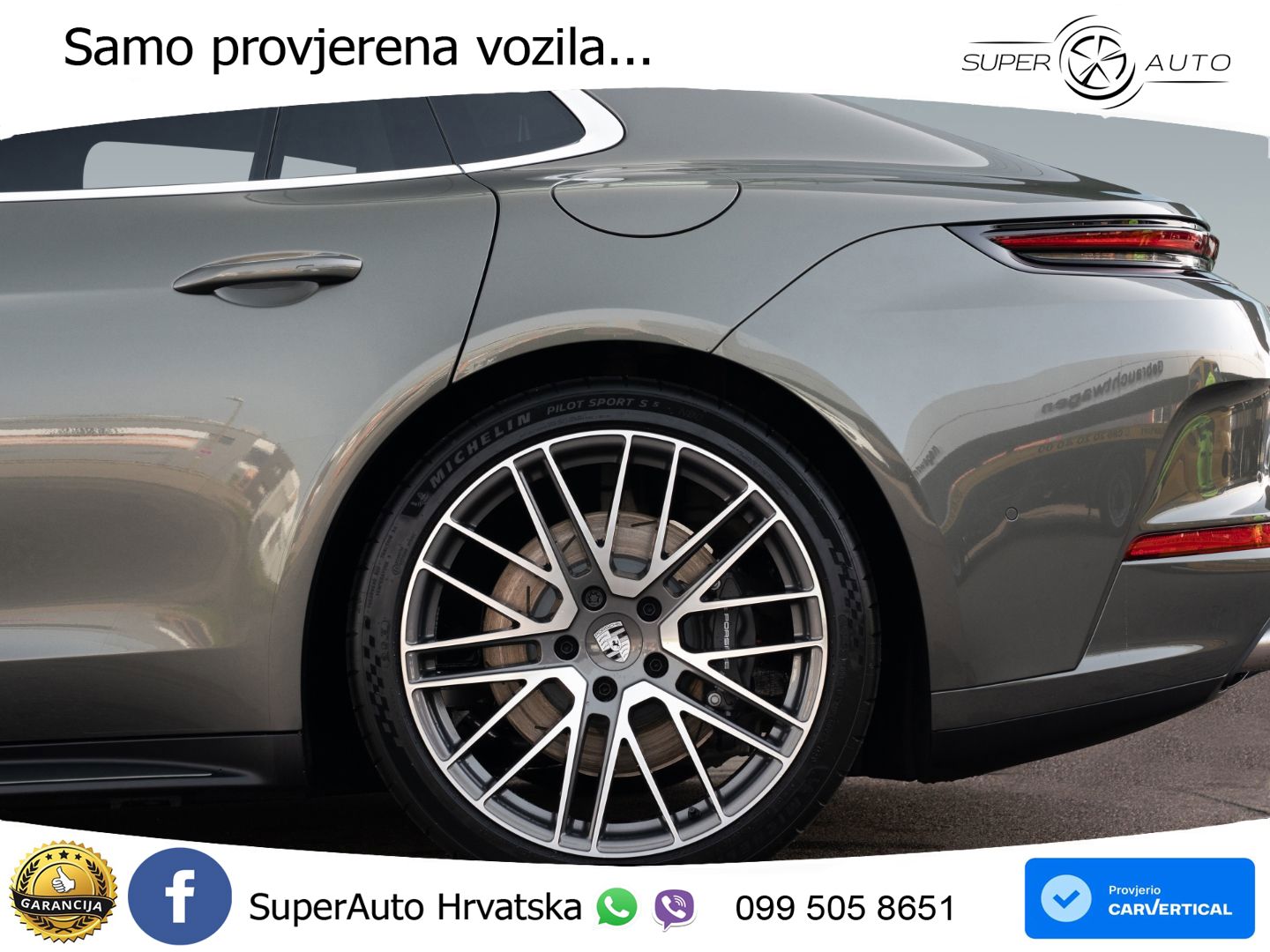 Porsche Panamera 4 2.9 V6 (470 KS) E-Hybrid PDK ZRAČNI+ACC+GR SJED+KAM+PANO