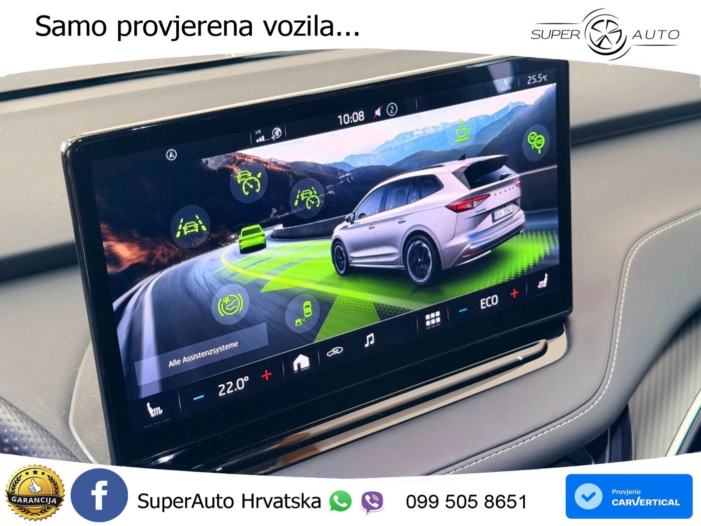 Škoda Enyaq iV 80 82 kWh (204 KS) SportLine LED+GR SJED+ACC
