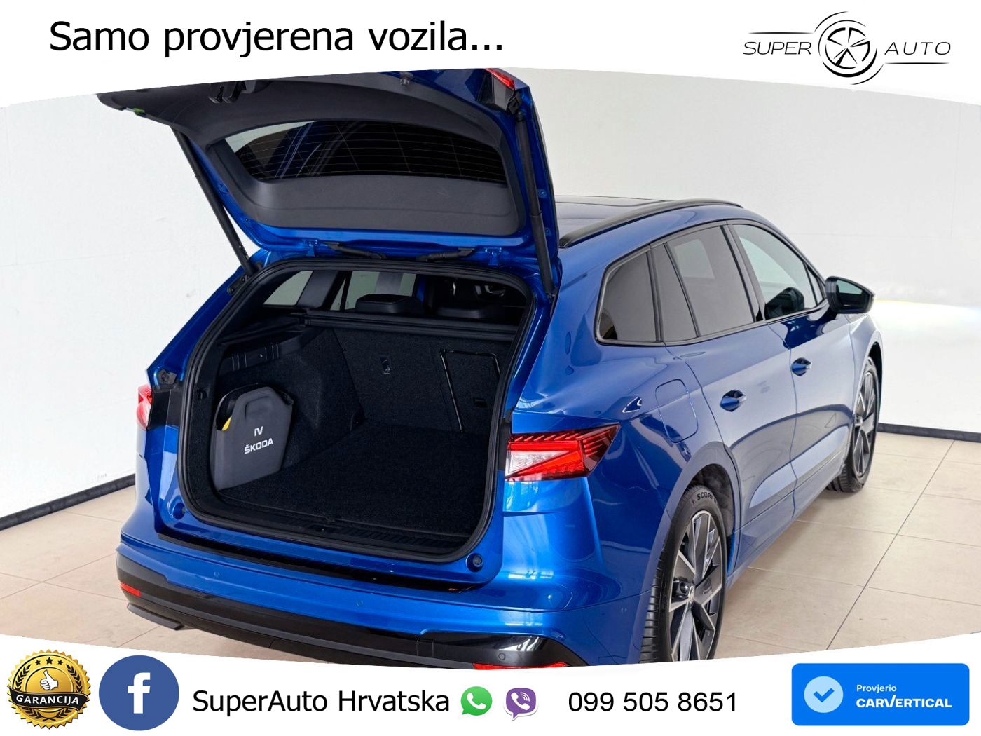 Škoda Enyaq iV 80 82 kWh (204 KS) SportLine LED+GR SJED+ACC