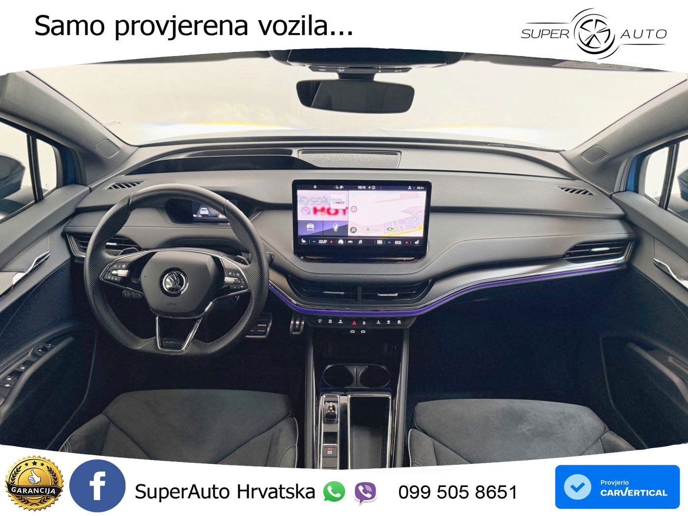 Škoda Enyaq iV 80 82 kWh (204 KS) SportLine LED+GR SJED+ACC