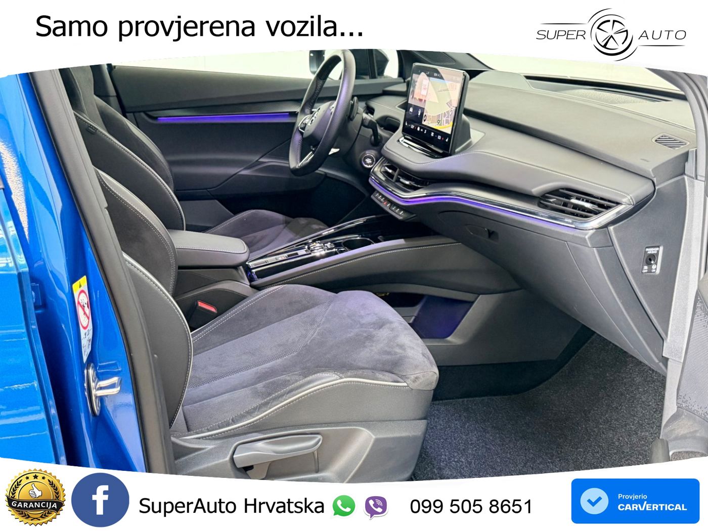 Škoda Enyaq iV 80 82 kWh (204 KS) SportLine LED+GR SJED+ACC