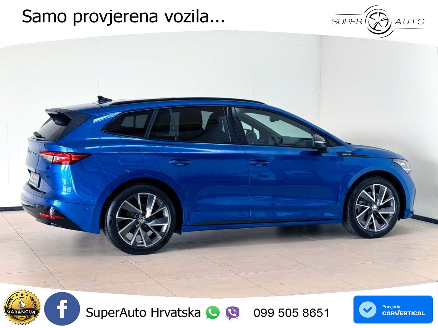 Škoda Enyaq iV 80 82 kWh (204 KS) SportLine LED+GR SJED+ACC