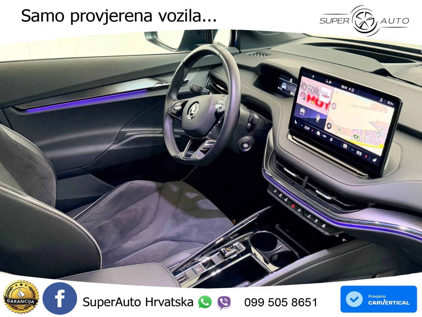 Škoda Enyaq iV 80 82 kWh (204 KS) SportLine LED+GR SJED+ACC