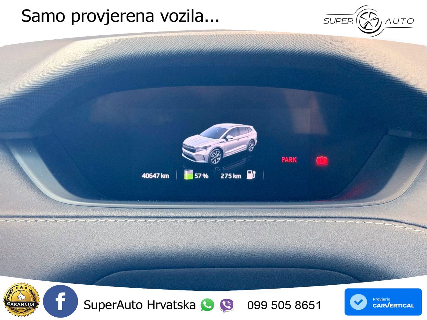 Škoda Enyaq iV 80 82 kWh (204 KS) SportLine LED+GR SJED+ACC