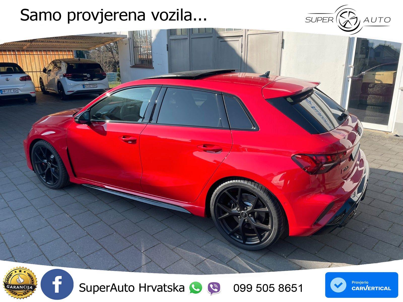 Audi RS3 Sedan 2.5 TFSI (400 KS) quattro S tronic LED+GR SJED+ACC