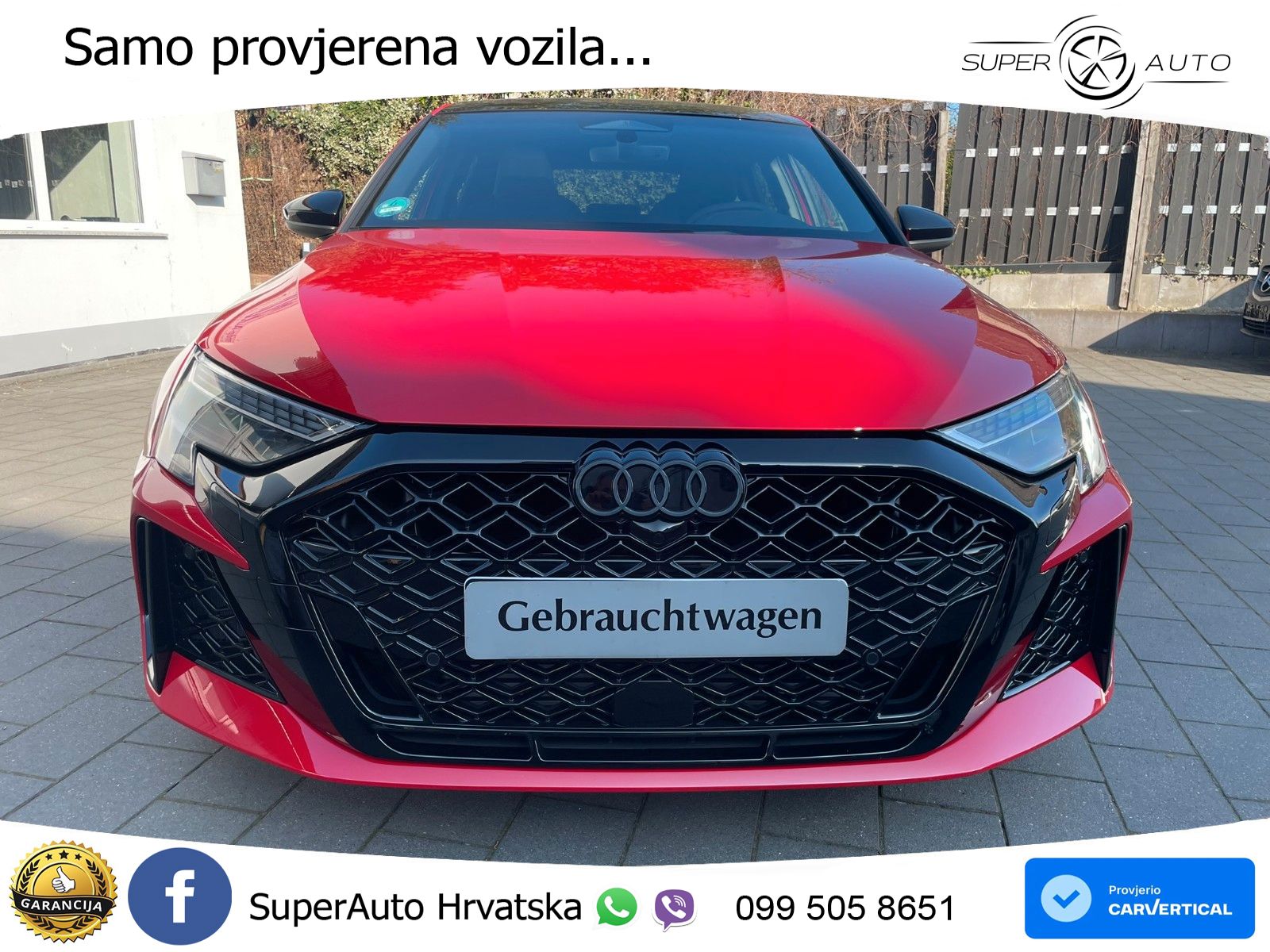 Audi RS3 Sedan 2.5 TFSI (400 KS) quattro S tronic LED+GR SJED+ACC