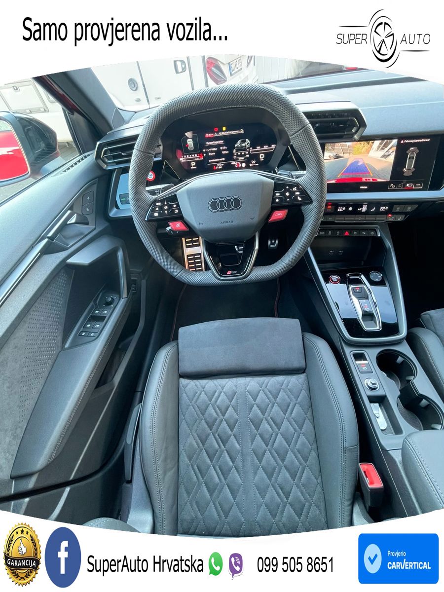 Audi RS3 Sedan 2.5 TFSI (400 KS) quattro S tronic LED+GR SJED+ACC