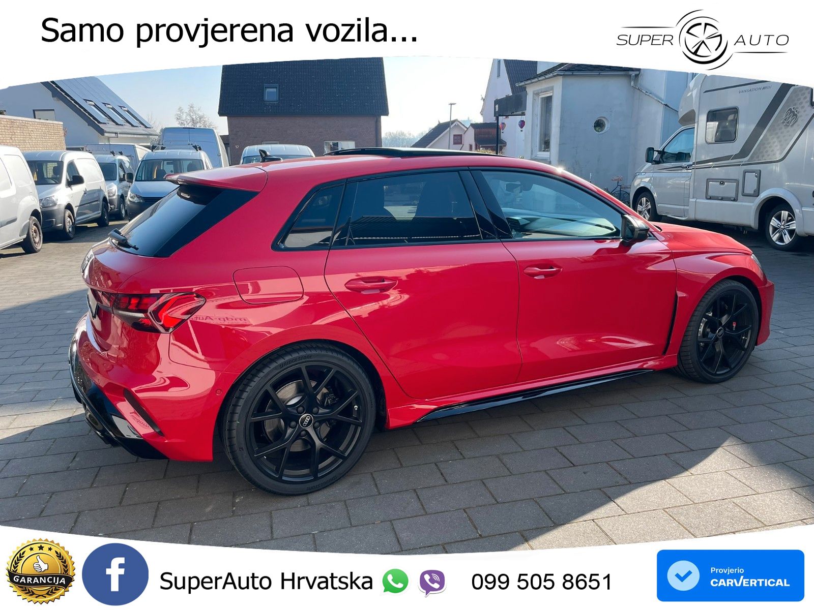 Audi RS3 Sedan 2.5 TFSI (400 KS) quattro S tronic LED+GR SJED+ACC