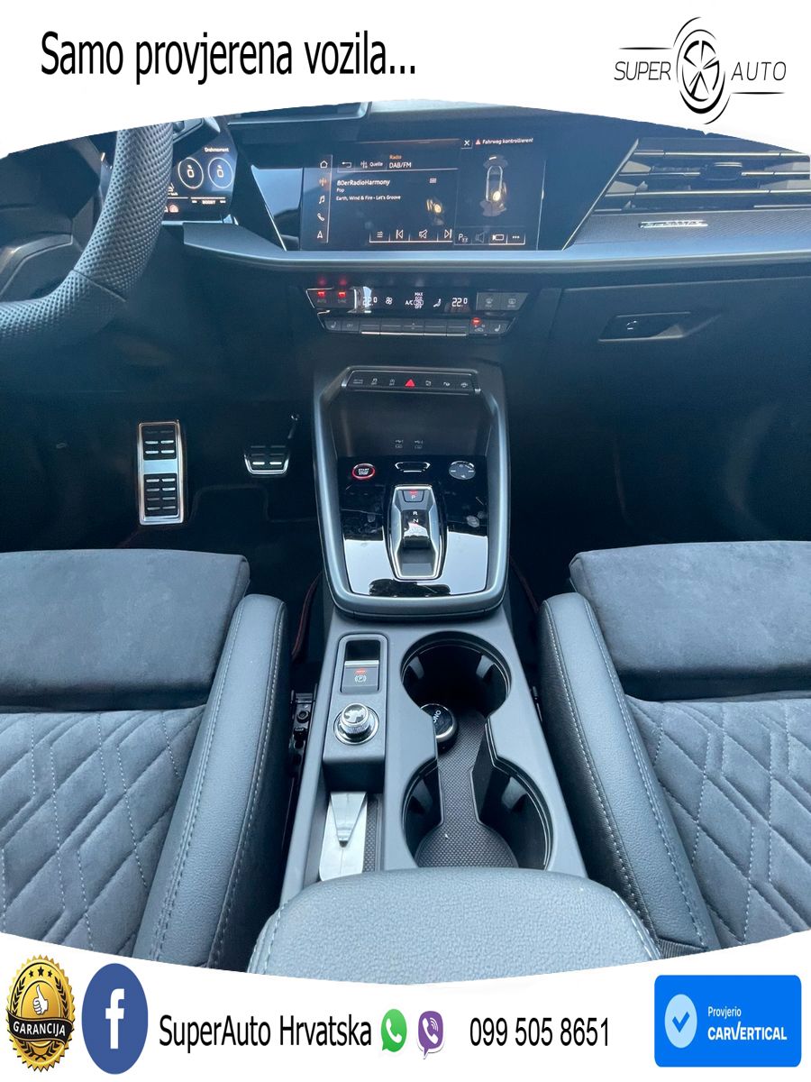 Audi RS3 Sedan 2.5 TFSI (400 KS) quattro S tronic LED+GR SJED+ACC
