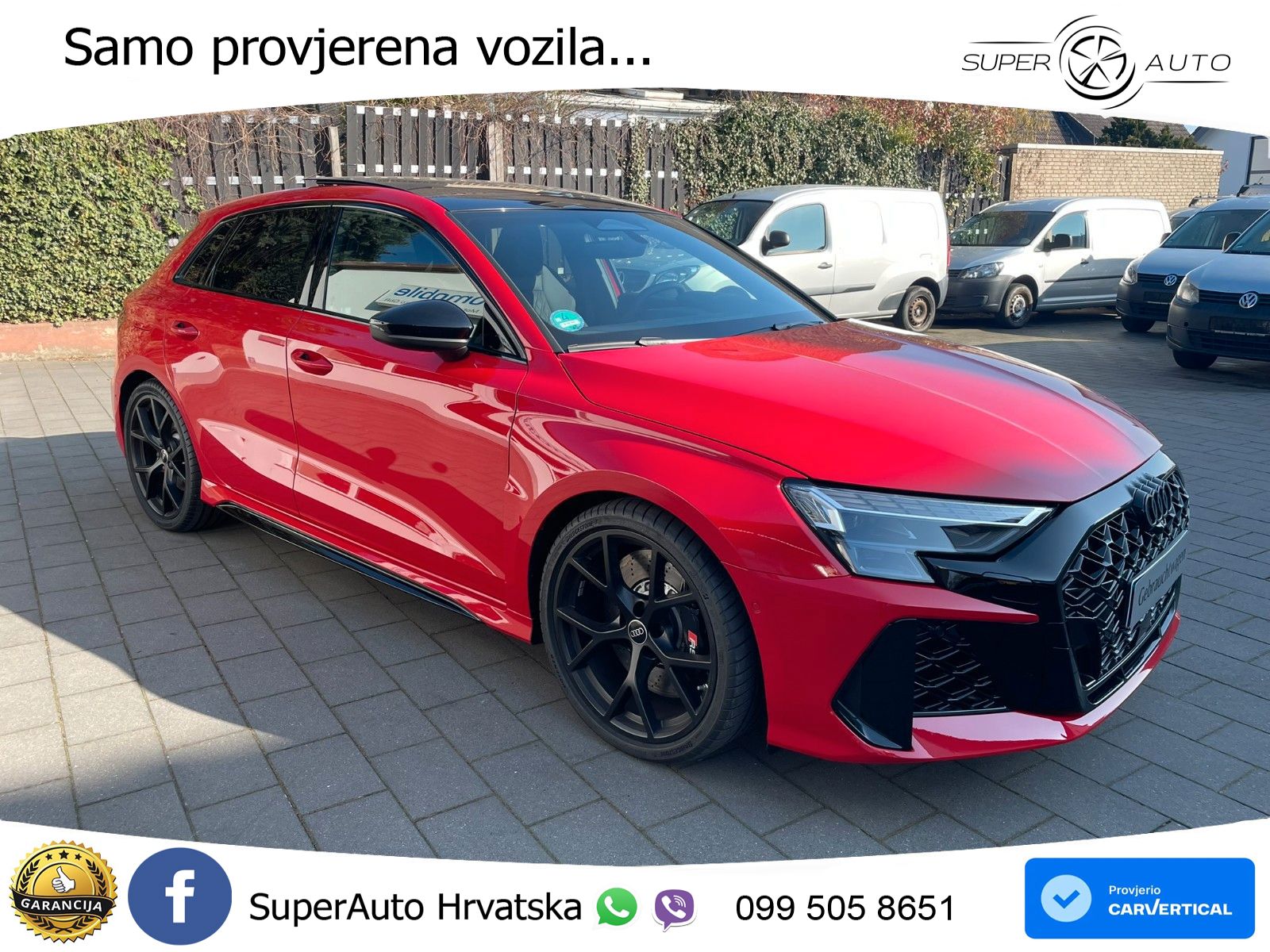 Audi RS3 Sedan 2.5 TFSI (400 KS) quattro S tronic LED+GR SJED+ACC