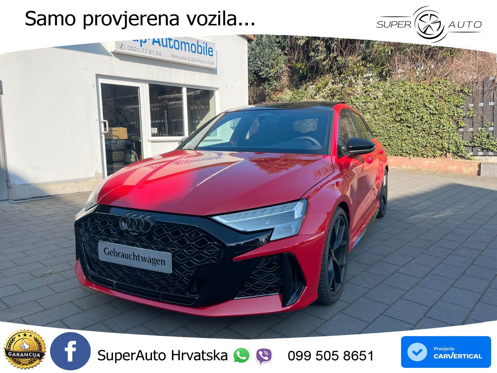Audi RS3 Sedan 2.5 TFSI (400 KS) quattro S tronic LED+GR SJED+ACC