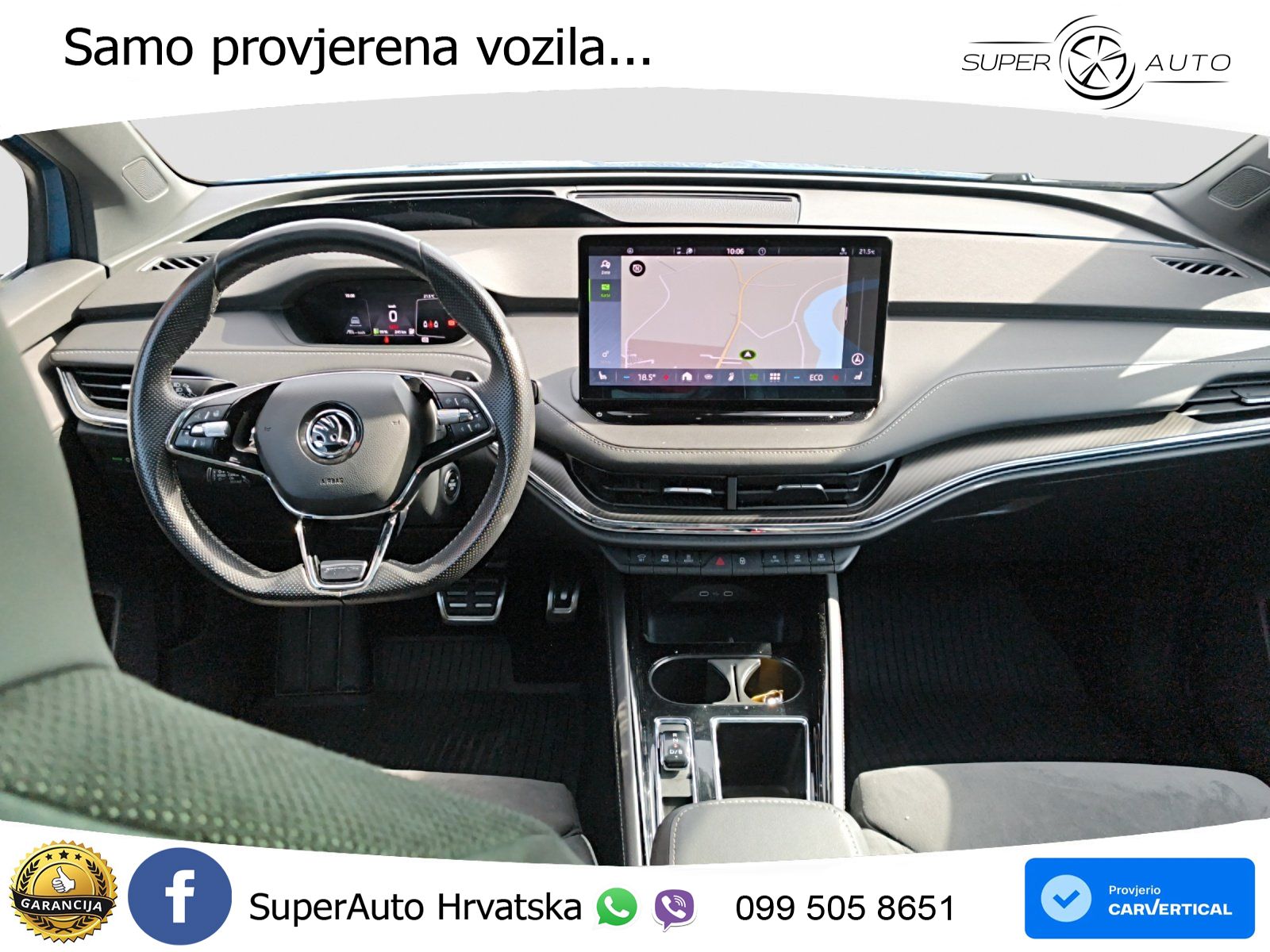 Škoda Enyaq iV 80 82 kWh (204 KS) SportLine LED+GR SJED+ACC
