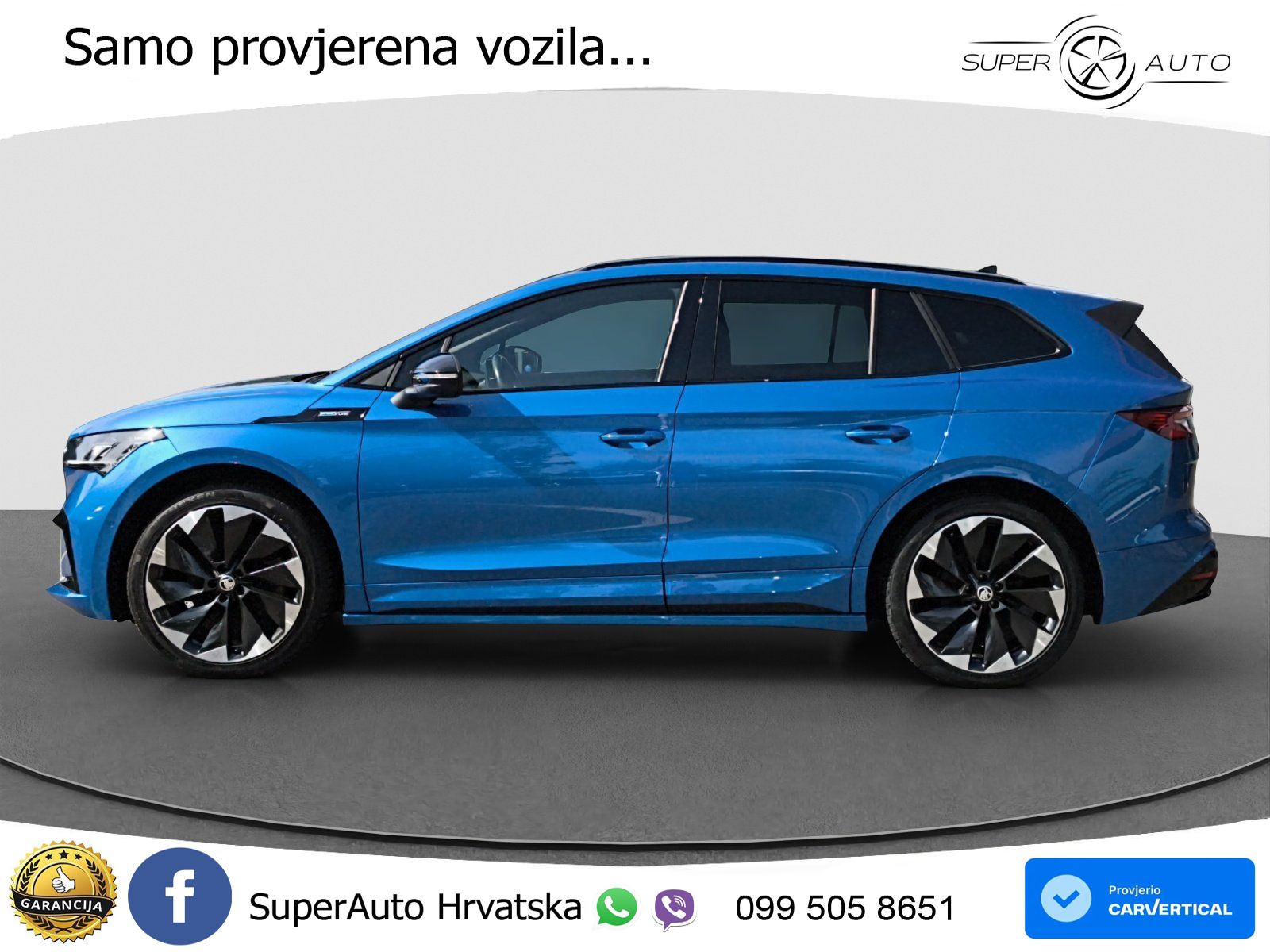 Škoda Enyaq iV 80 82 kWh (204 KS) SportLine LED+GR SJED+ACC