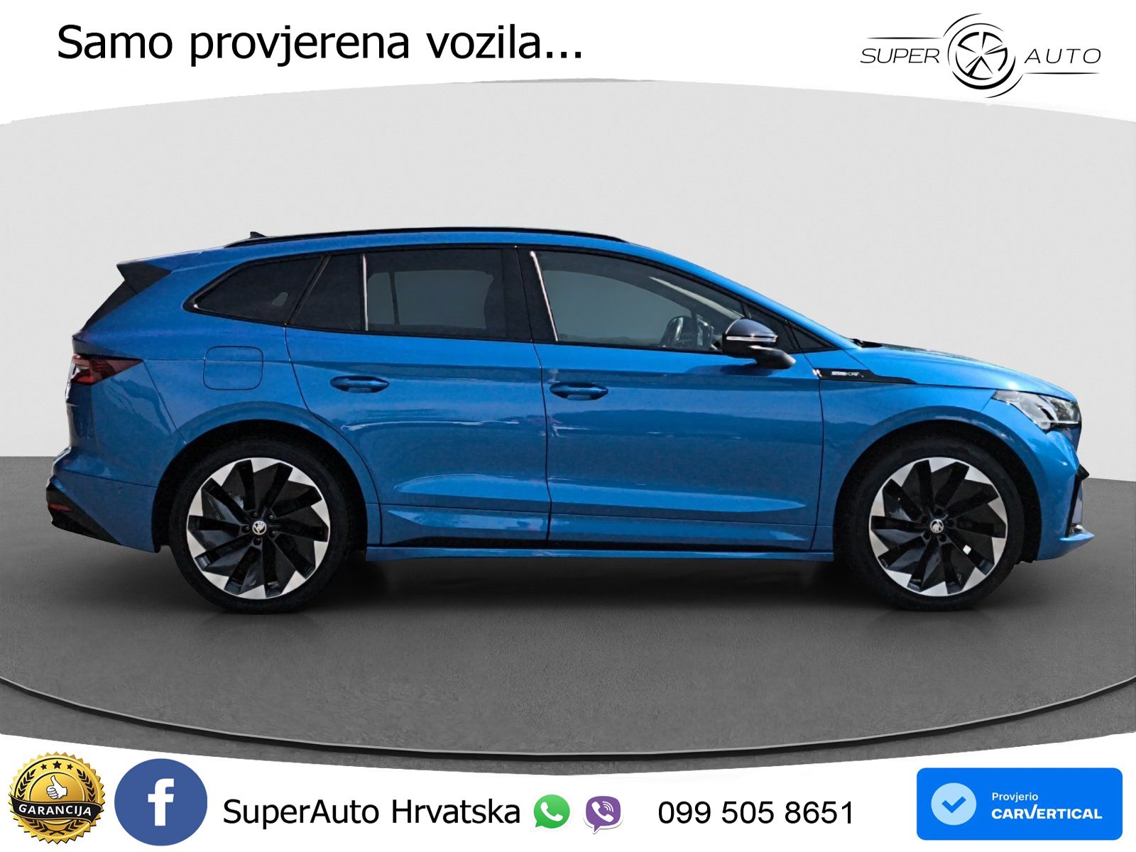 Škoda Enyaq iV 80 82 kWh (204 KS) SportLine LED+GR SJED+ACC