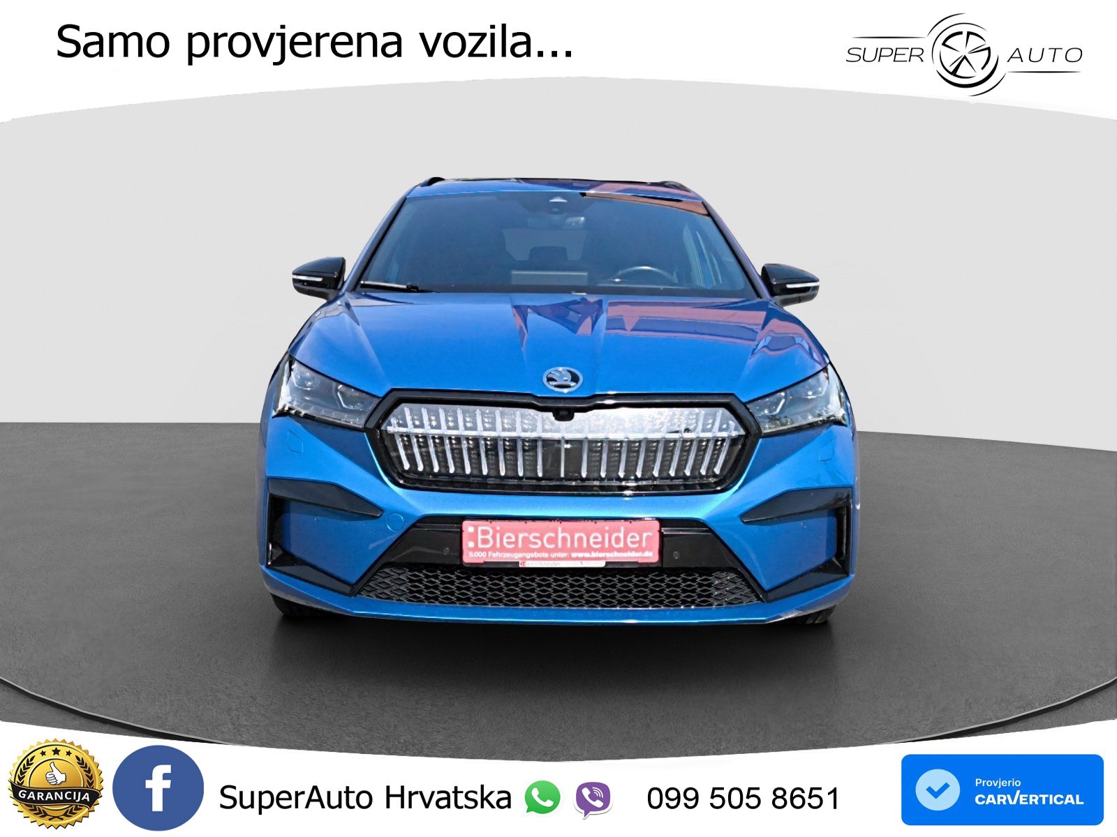 Škoda Enyaq iV 80 82 kWh (204 KS) SportLine LED+GR SJED+ACC
