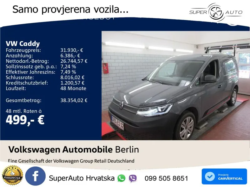 VW Caddy 122 KS