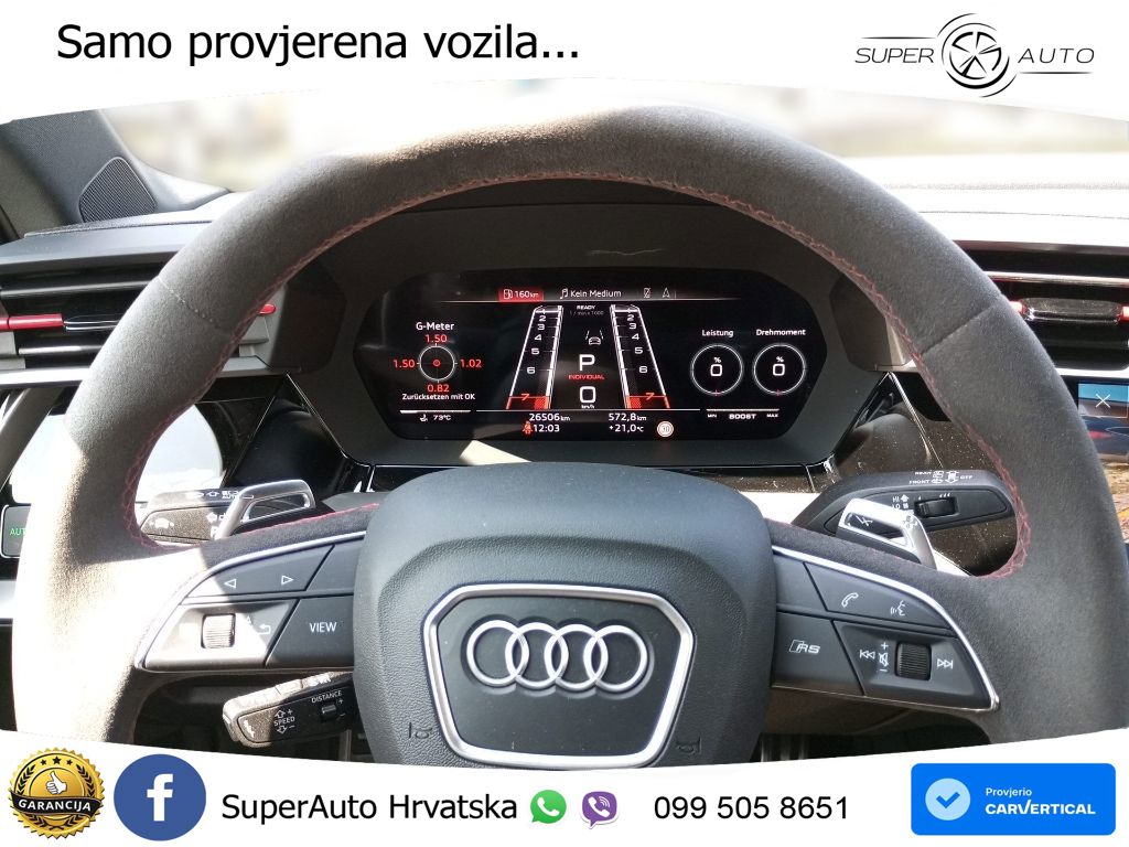 Audi RS3 Sportback 2.5 TFSI (400 KS) quattro S tronic