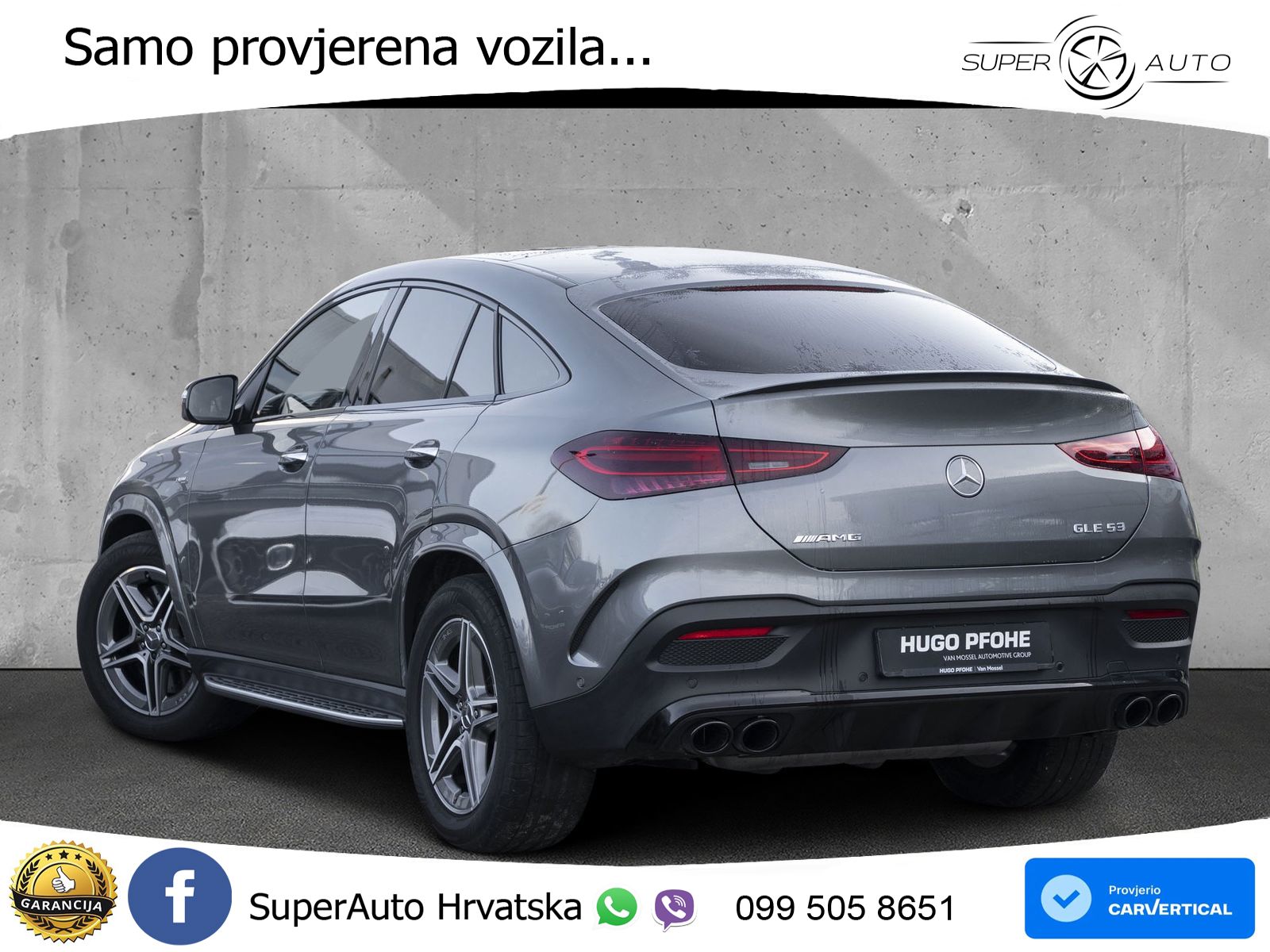 Mercedes AMG GLE Coupe 53 (435 KS) EQ Boost 4MATIC+ AMG SPEEDSHIFT TCT 9G LED+GR SJED+ACC