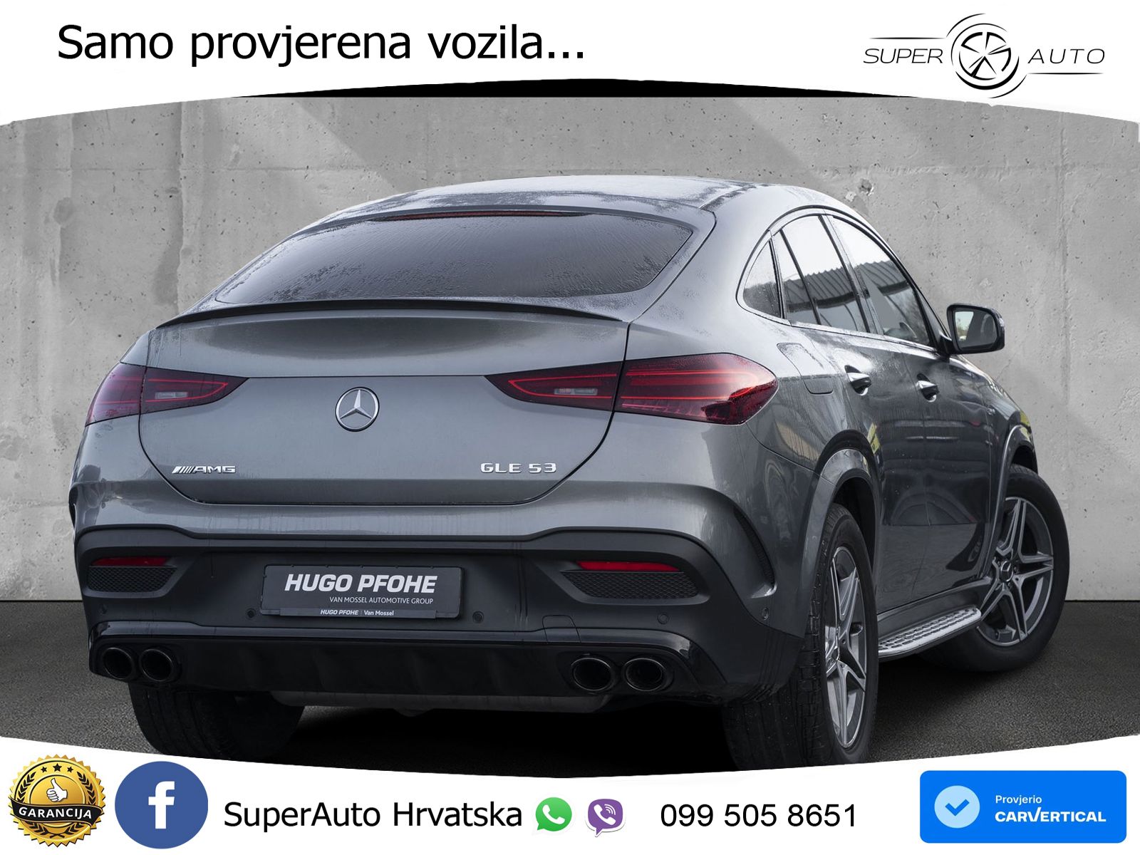 Mercedes AMG GLE Coupe 53 (435 KS) EQ Boost 4MATIC+ AMG SPEEDSHIFT TCT 9G LED+GR SJED+ACC