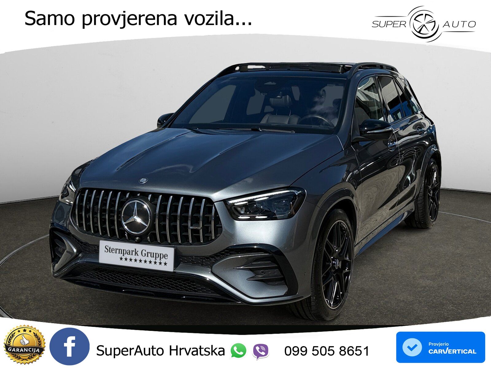 Mercedes AMG GLE 53 (435 KS) EQ Boost 4MATIC+ AMG SPEEDSHIFT TCT 9G LED+GR SJED+ACC