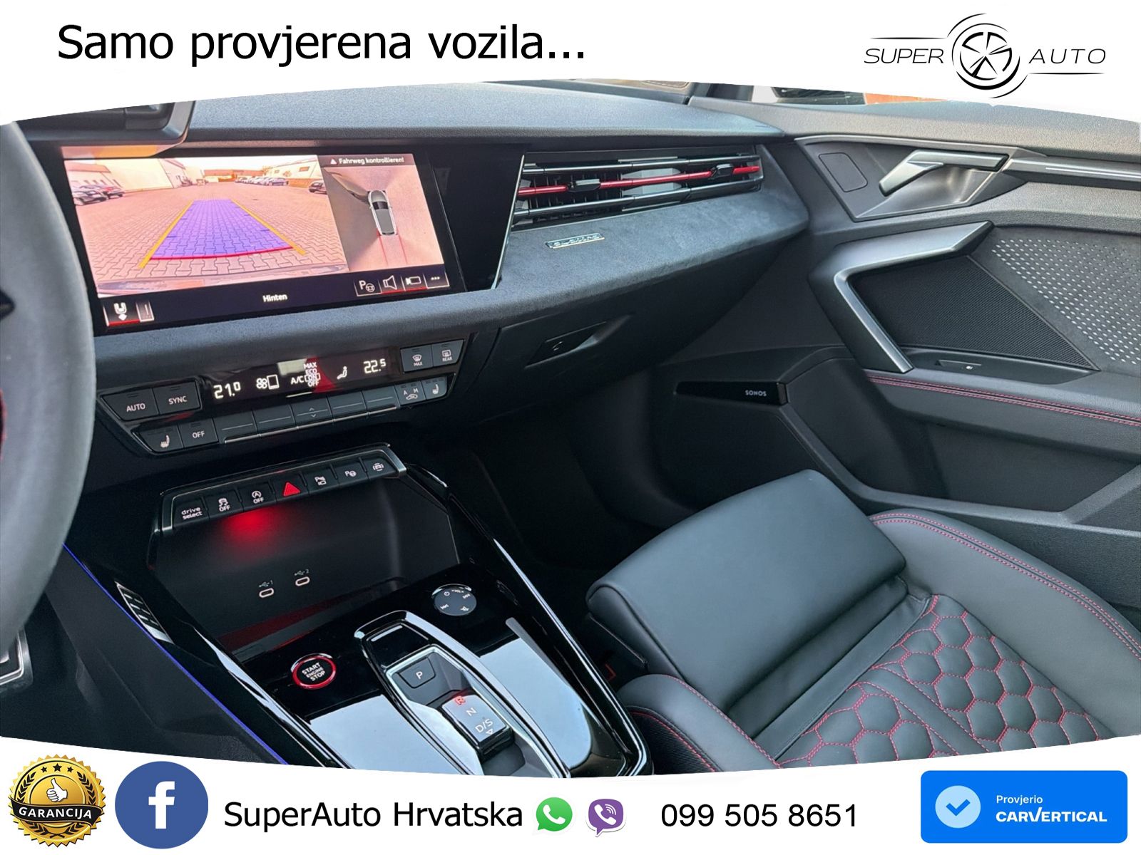 Audi RS3 Sportback 2.5 TFSI (400 KS) quattro S tronic LED+ACC