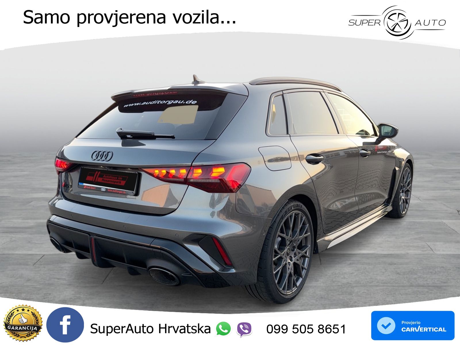 Audi RS3 Sportback 2.5 TFSI (400 KS) quattro S tronic LED+ACC