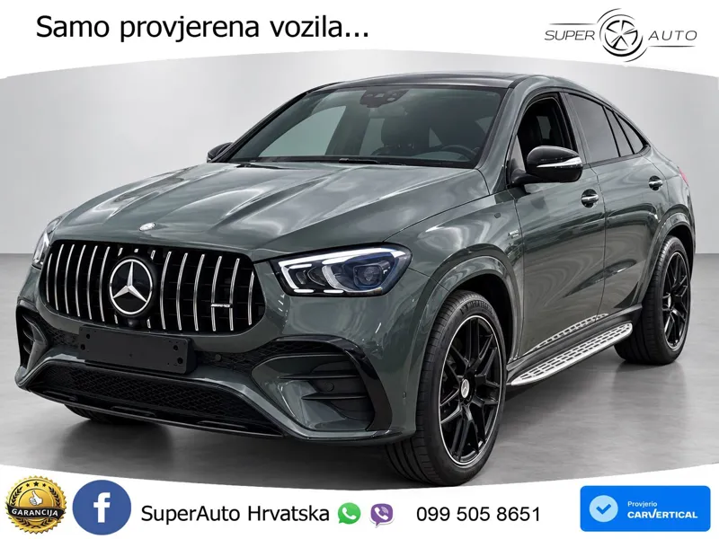 Mercedes AMG GLE Coupe 53 (435 KS) EQ Boost 4MATIC+ AMG SPEEDSHIFT TCT 9G ACC+HEAD+4xGR SJED+360+PANO
