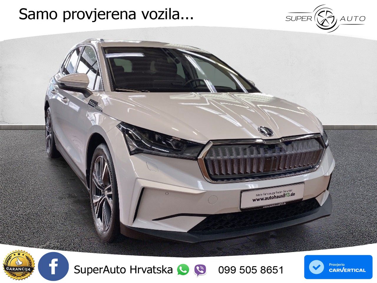 Škoda Enyaq iV 80x 82 kWh (265 KS) AWD LED+GR SJED+ACC