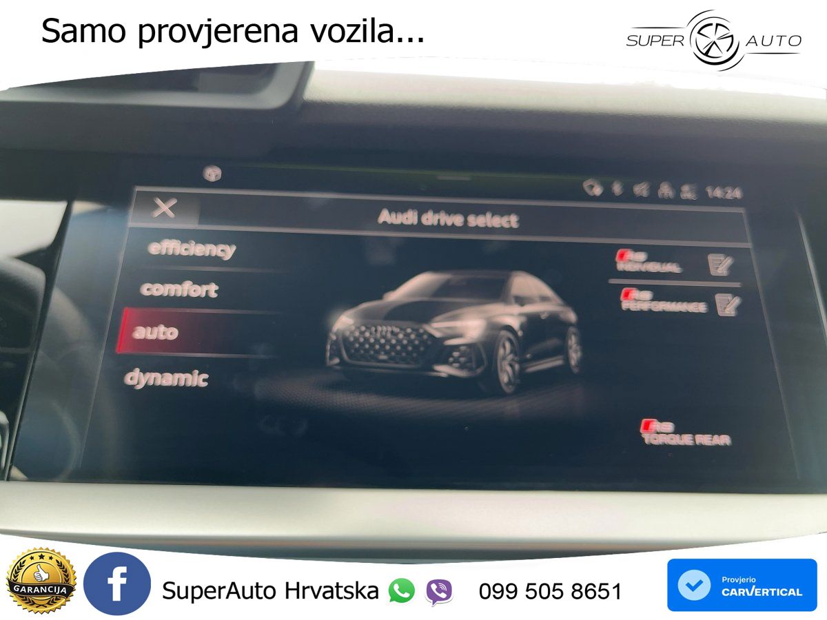 Audi RS3 Sedan 2.5 TFSI (400 KS) quattro S tronic