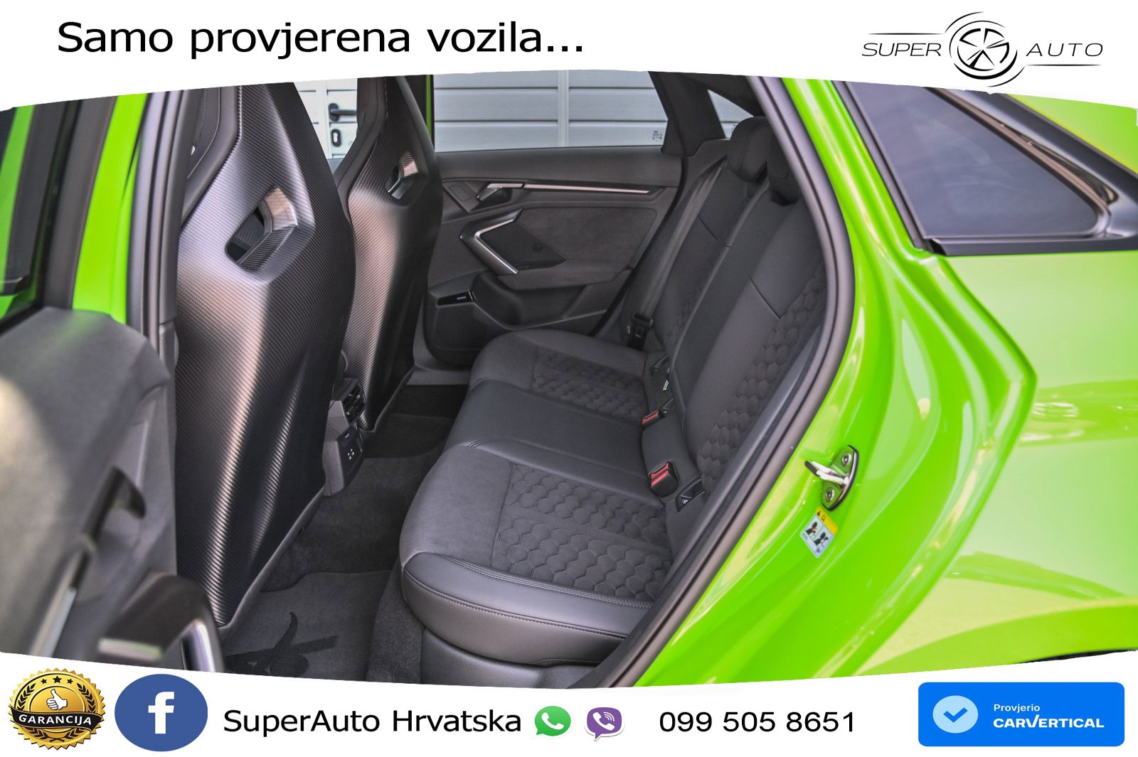 Audi RS3 Sedan 2.5 TFSI (400 KS) quattro S tronic LED+GR SJED+ACC