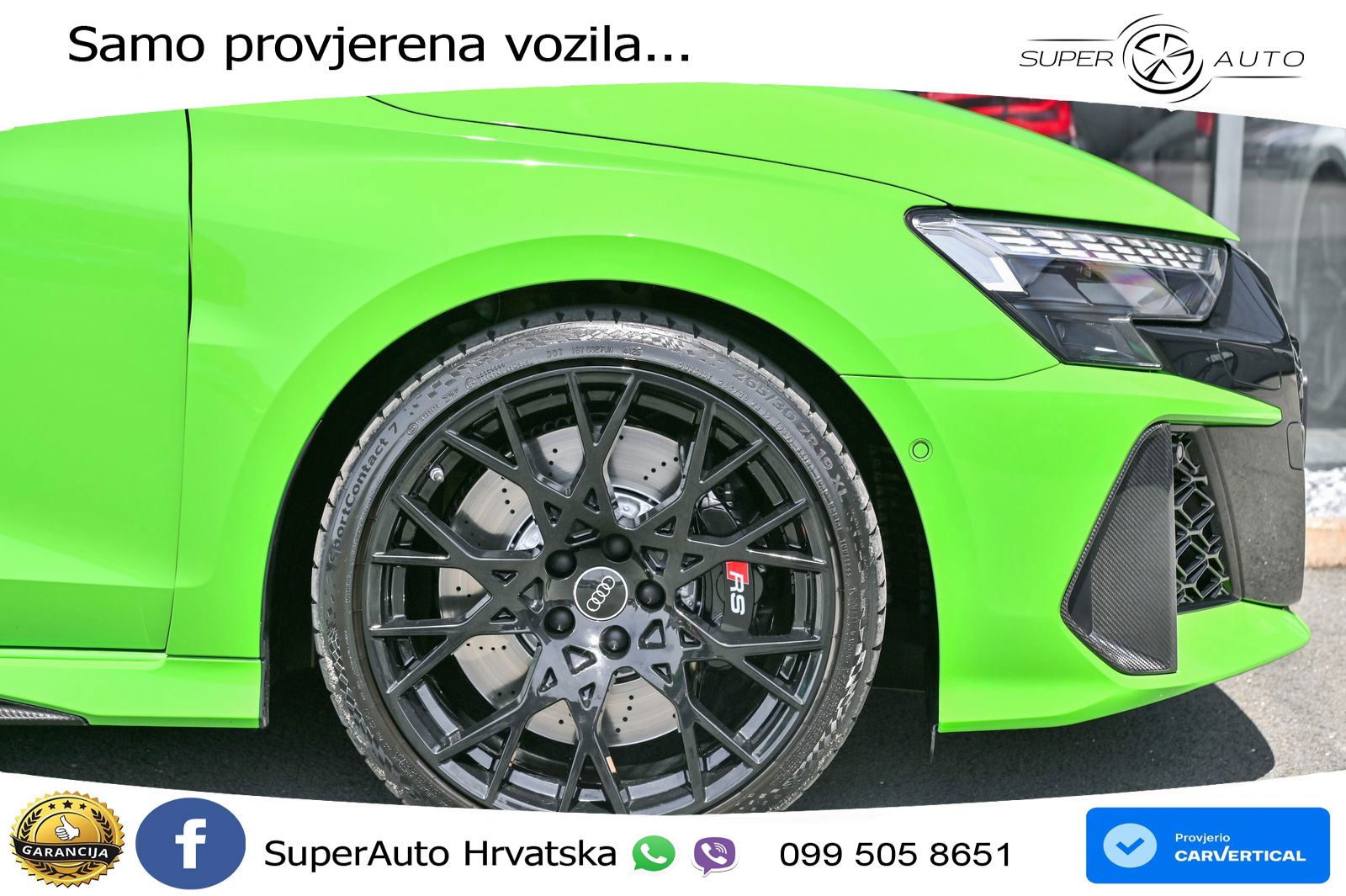 Audi RS3 Sedan 2.5 TFSI (400 KS) quattro S tronic LED+GR SJED+ACC
