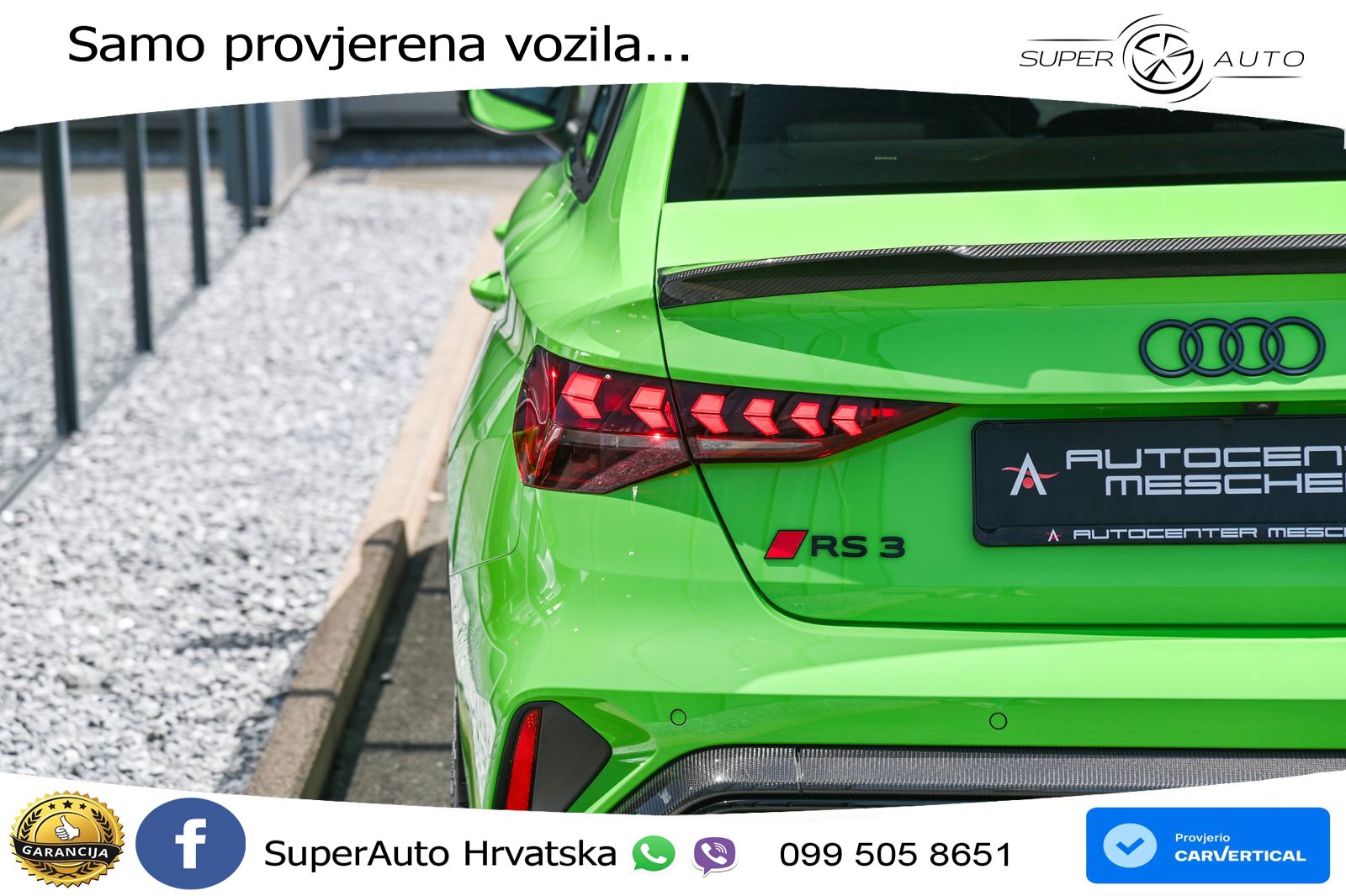 Audi RS3 Sedan 2.5 TFSI (400 KS) quattro S tronic LED+GR SJED+ACC