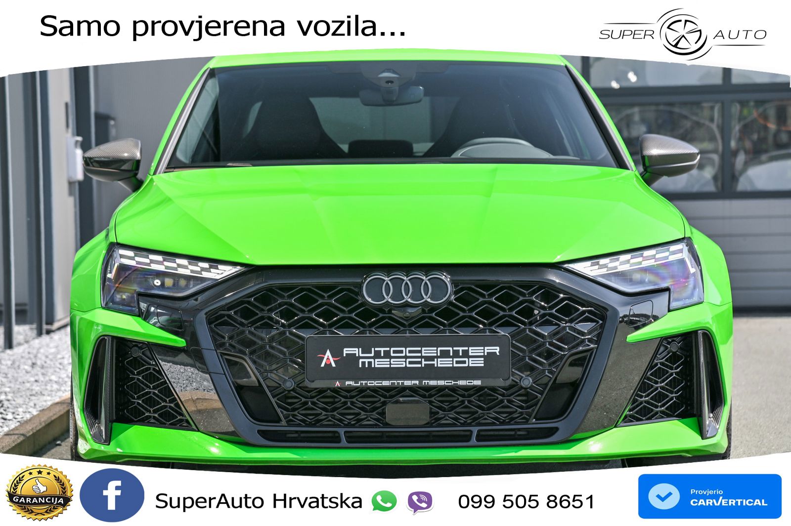 Audi RS3 Sedan 2.5 TFSI (400 KS) quattro S tronic LED+GR SJED+ACC