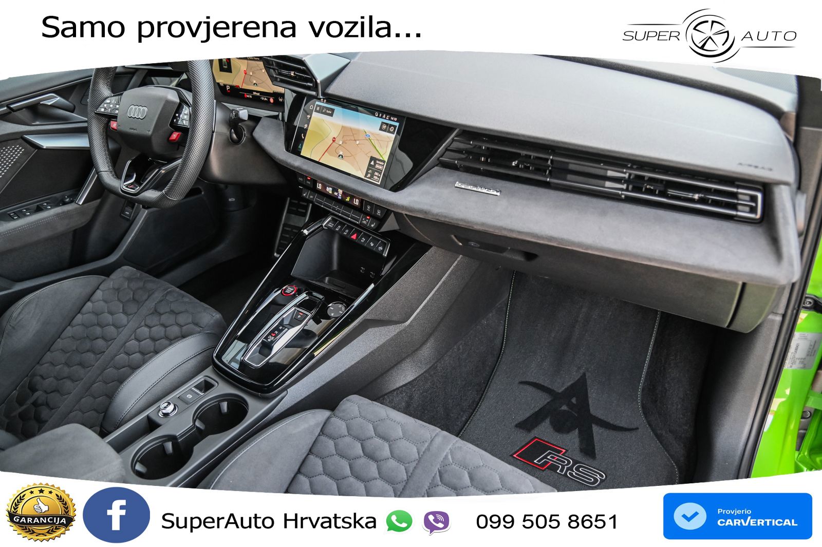 Audi RS3 Sedan 2.5 TFSI (400 KS) quattro S tronic LED+GR SJED+ACC