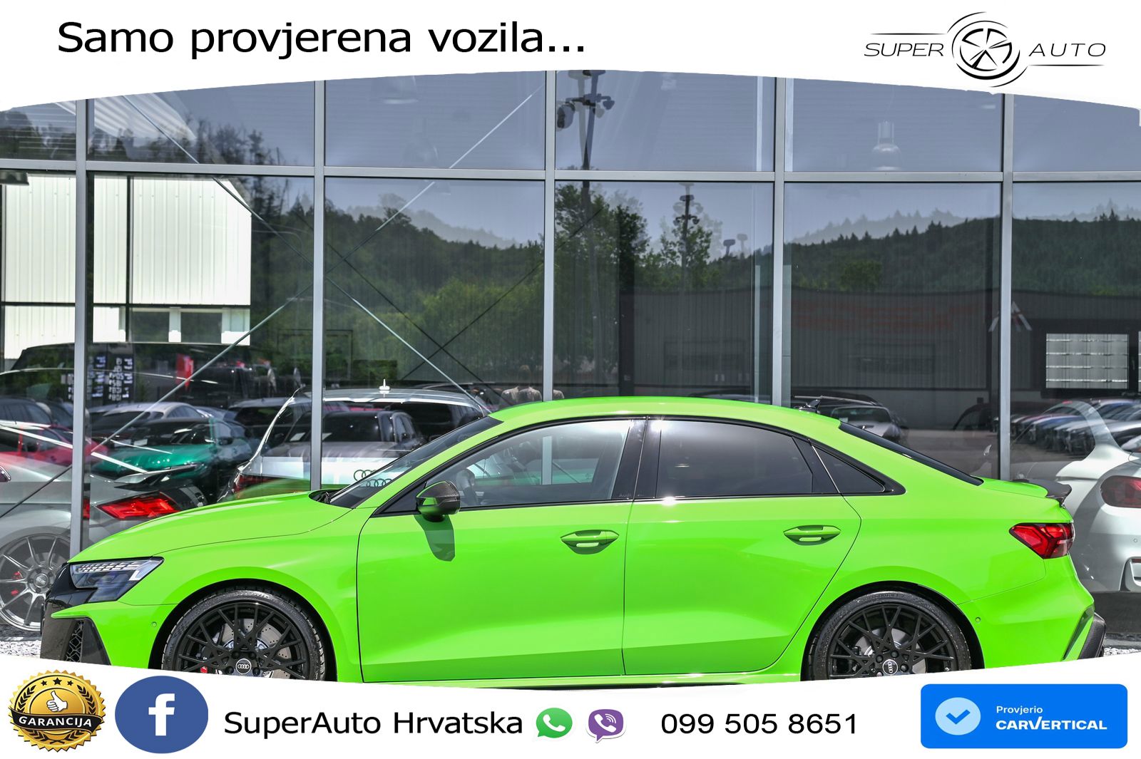 Audi RS3 Sedan 2.5 TFSI (400 KS) quattro S tronic LED+GR SJED+ACC