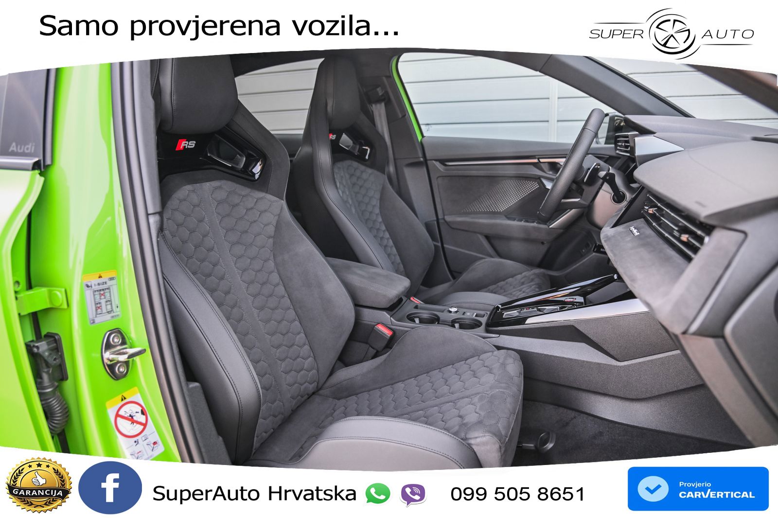 Audi RS3 Sedan 2.5 TFSI (400 KS) quattro S tronic LED+GR SJED+ACC