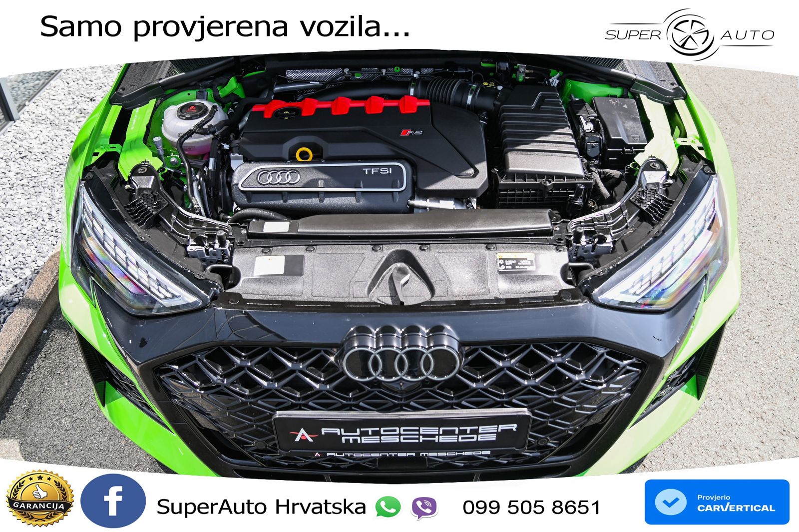 Audi RS3 Sedan 2.5 TFSI (400 KS) quattro S tronic LED+GR SJED+ACC