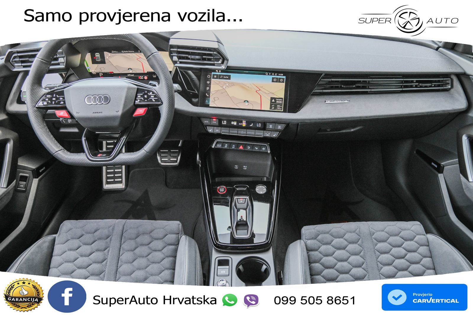 Audi RS3 Sedan 2.5 TFSI (400 KS) quattro S tronic LED+GR SJED+ACC