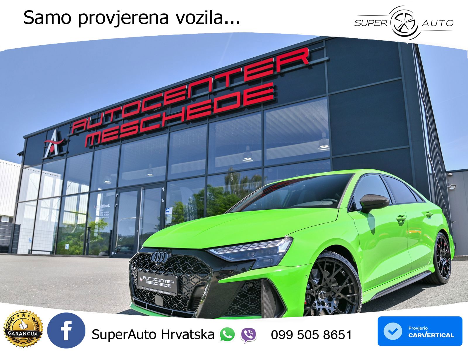Audi RS3 Sedan 2.5 TFSI (400 KS) quattro S tronic LED+GR SJED+ACC