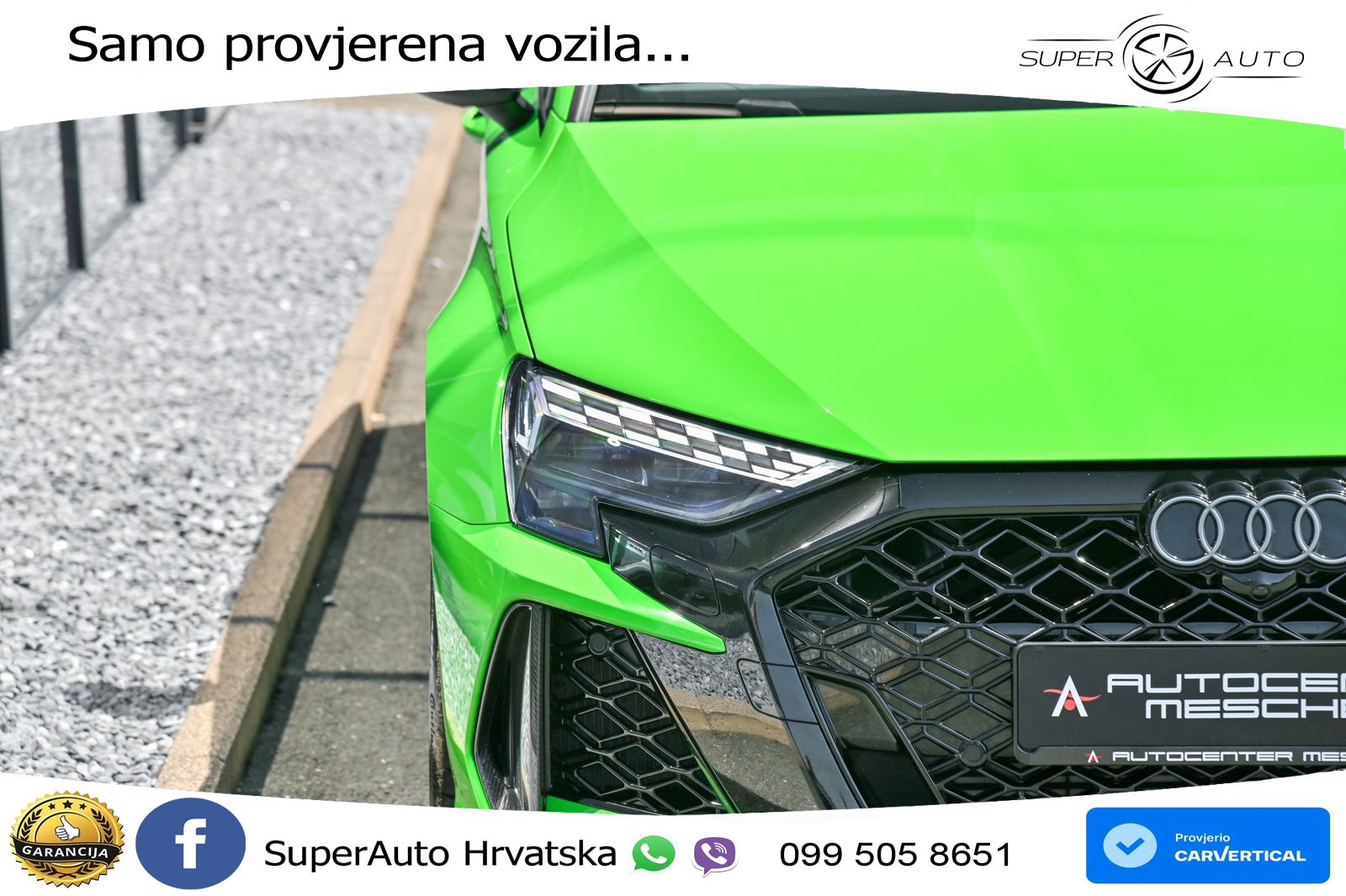 Audi RS3 Sedan 2.5 TFSI (400 KS) quattro S tronic LED+GR SJED+ACC