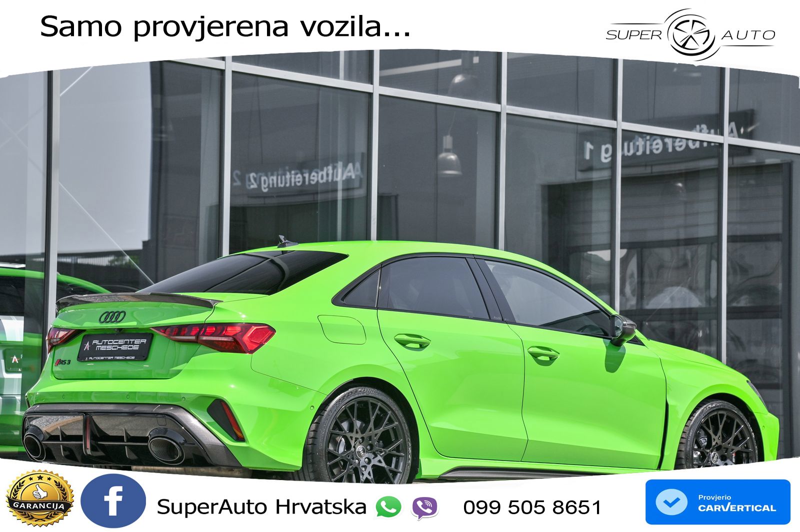 Audi RS3 Sedan 2.5 TFSI (400 KS) quattro S tronic LED+GR SJED+ACC