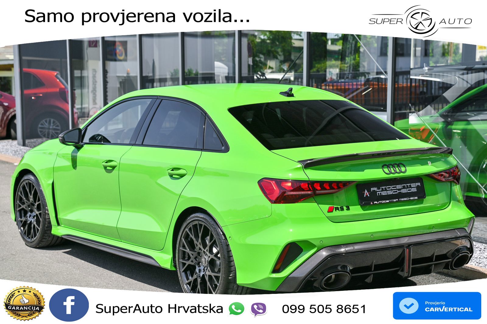Audi RS3 Sedan 2.5 TFSI (400 KS) quattro S tronic LED+GR SJED+ACC
