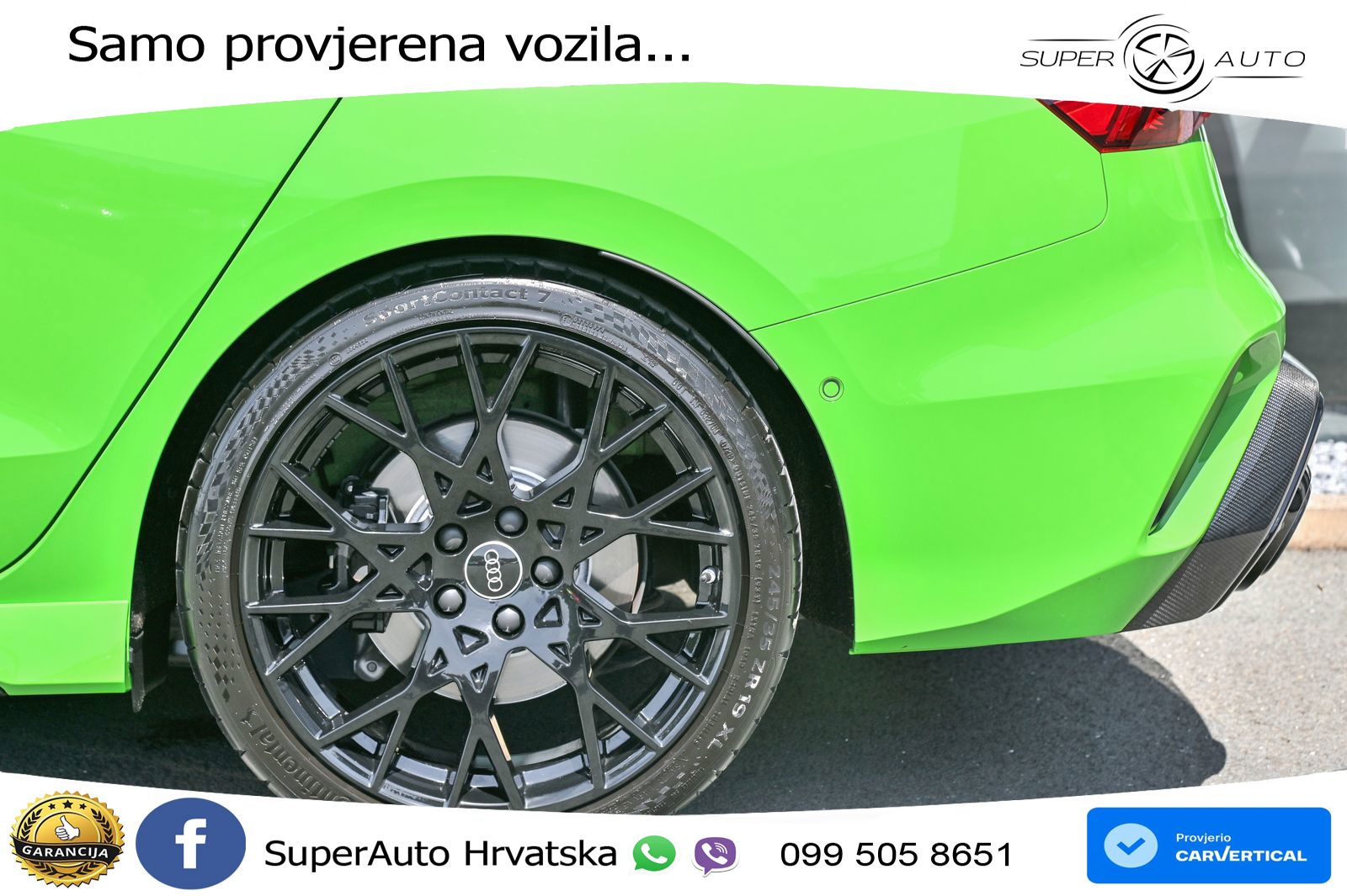Audi RS3 Sedan 2.5 TFSI (400 KS) quattro S tronic LED+GR SJED+ACC