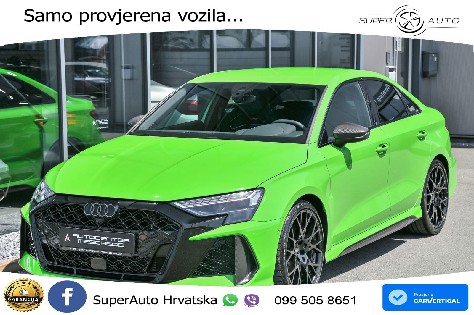 Audi RS3 Sedan 2.5 TFSI (400 KS) quattro S tronic LED+GR SJED+ACC
