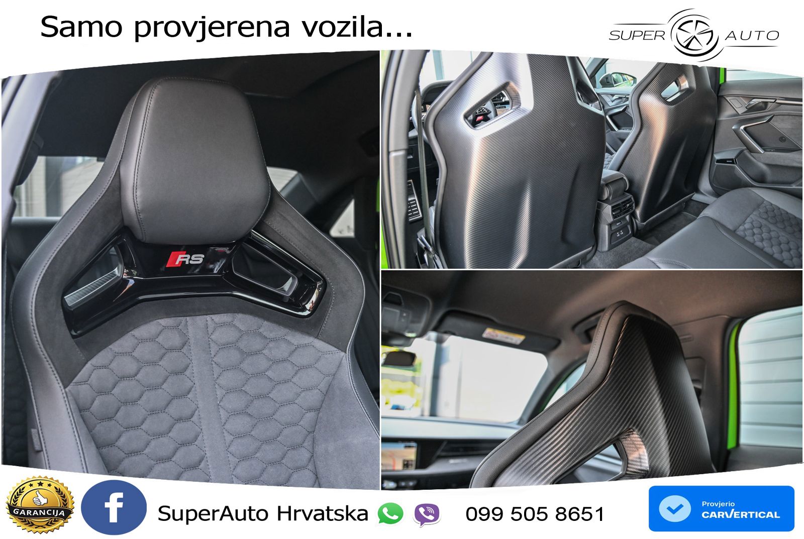 Audi RS3 Sedan 2.5 TFSI (400 KS) quattro S tronic LED+GR SJED+ACC