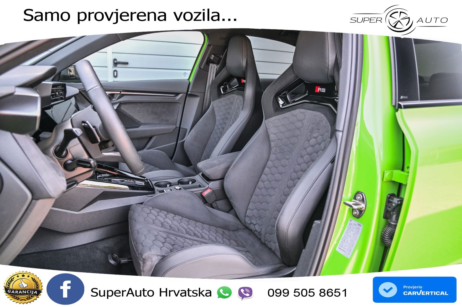 Audi RS3 Sedan 2.5 TFSI (400 KS) quattro S tronic LED+GR SJED+ACC