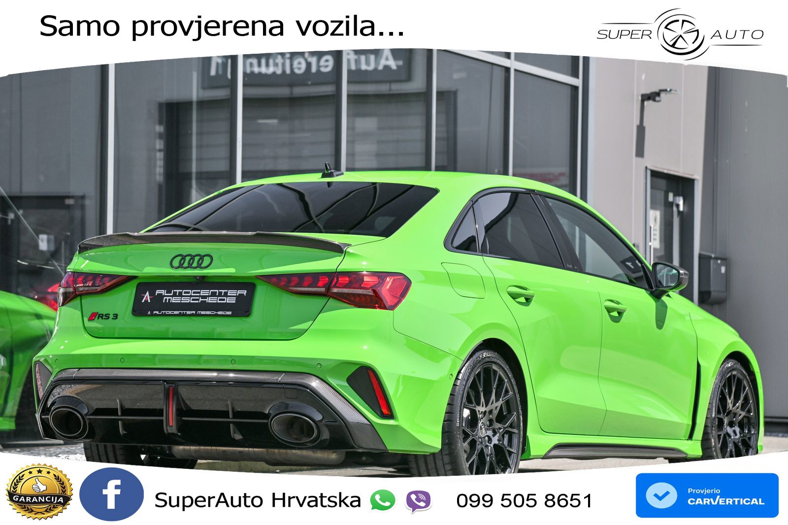 Audi RS3 Sedan 2.5 TFSI (400 KS) quattro S tronic LED+GR SJED+ACC