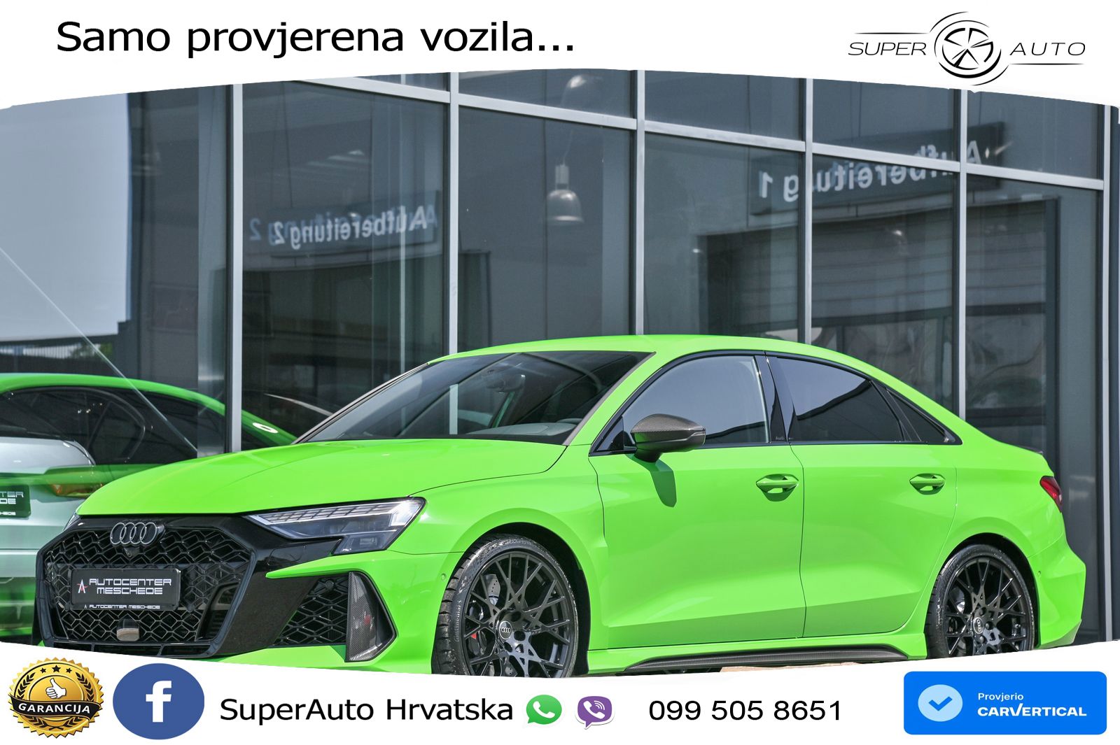 Audi RS3 Sedan 2.5 TFSI (400 KS) quattro S tronic LED+GR SJED+ACC